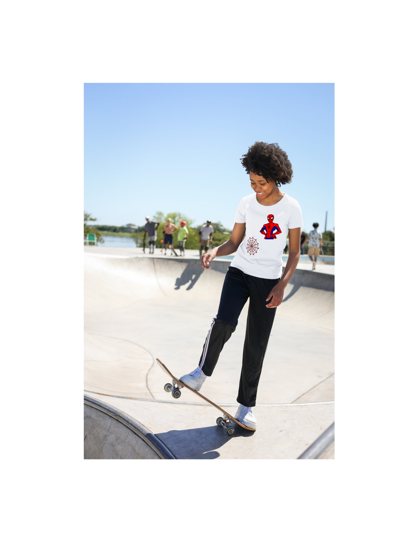 Super Hero Spiderman Web Youth Tee